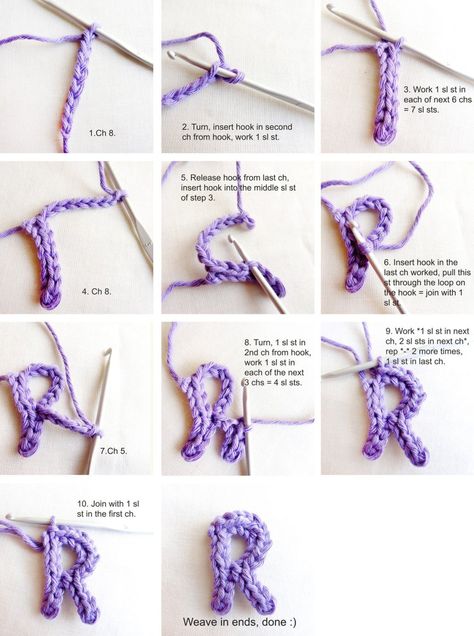 Tumblr user Handy Kitty shared patterns for crocheting every letter of the alphabet! Crochet Letters Pattern, Crochet Alphabet, Crochet Letters, Pola Amigurumi, Crochet Applique, Letter Patterns, Learn To Crochet, Crochet Techniques, Crochet Accessories