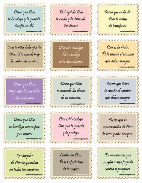 8 tarjetas de bendicion A sin texto                                                                                                                                                                                 Más Gods Love Quotes, Biblical Verses, Prayer Board, Bible Prayers, God Loves Me, Prayer Journal, Gods Love, Verses, Crafts For Kids