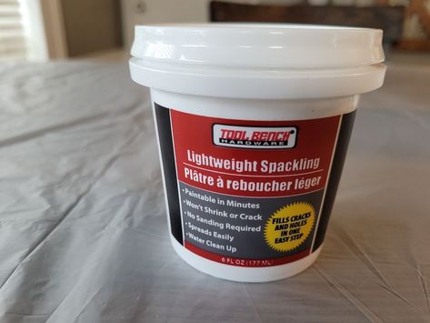 Dollar Tree Light Weight Spackle Using Spackle For Crafts, Rustic Family Room, Fake Food Props, Fake Bakes, Game Room Basement, Gingerbread Christmas Decor, Tool Bench, Budget Crafts, Coffee Ice