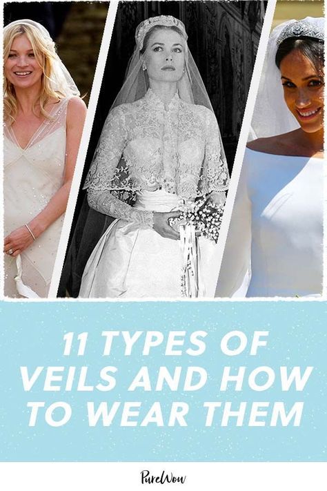 Wedding Veils Blusher, Different Types Of Wedding Veils, Cap Wedding Veil, Alternatives To Veils, Short Wedding Veil Ideas, Vintage Wedding Veils And Headpieces, Types Of Veil, Wedding Cathedral Veils, Veils Bridal Hair Up