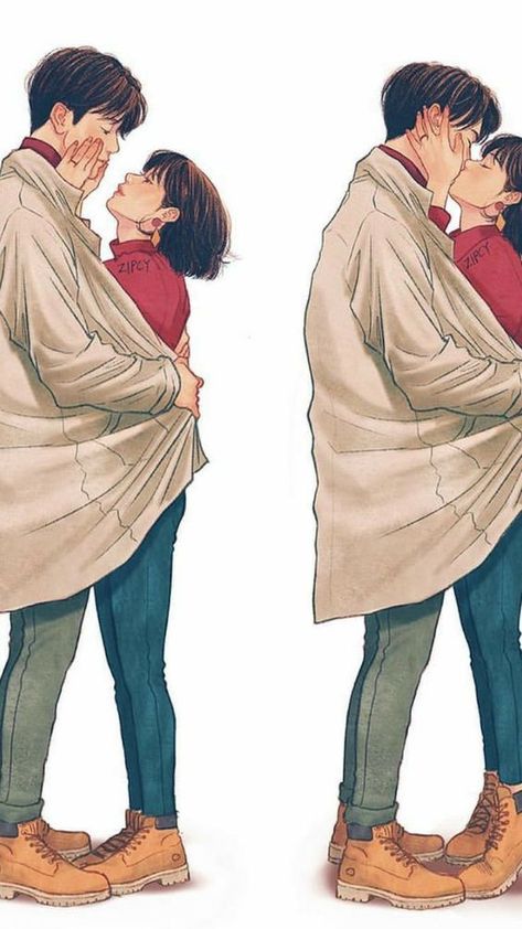 Couple Romantic, Book Cover Artwork, Cute Couple Drawings, Illustration Art Girl, Couple Illustration, Cute Couple Wallpaper, Cute Couple Cartoon, My Days, Love Illustration