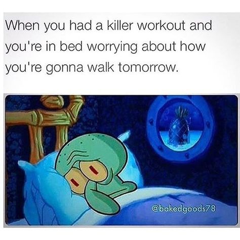 You can put off working out a little longer to read this. 100 Jokes, Sore Body, Gym Humour, Asana Yoga, Fitness Memes, Fitness Humor, Killer Workouts, Fitness Motivation Pictures, Gym Quote