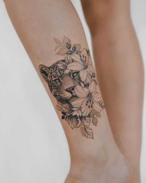 Leopard Tattoo Ideas, Feline Tattoo, Tattoo Brazo Mujer, Cheetah Tattoo, Leopard Tattoo, Jaguar Tattoo, Leopard Tattoos, Health Tattoo, Petit Tattoo