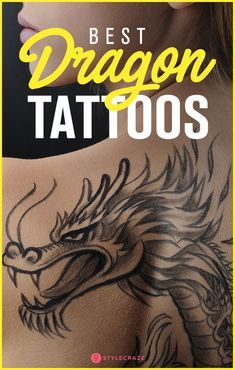 Dragon Sleeve Tattoos For Women, Top 10 Tattoos For Men, Chinese Dragon Tattoos For Women, Two Dragons Tattoo, Dragons Tattoo Designs, Dragon Tattoo Men, Beautiful Dragon Tattoo, Cool Dragon Tattoos, Best Dragon Tattoos