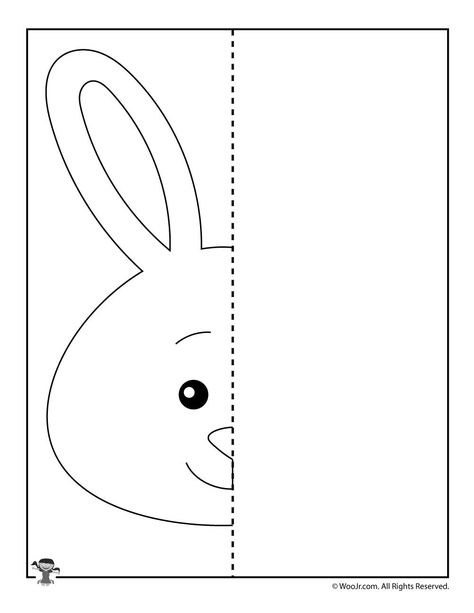 Draw a Bunny Art Worksheet | Woo! Jr. Kids Activities Complete The Drawing Worksheet, Complete The Picture Worksheet, Art Worksheets For Kids, Bunny Worksheet, Finish The Drawing Worksheets, Complete The Drawing, Draw A Bunny, Spring Kindergarten Activities, Finish The Drawing