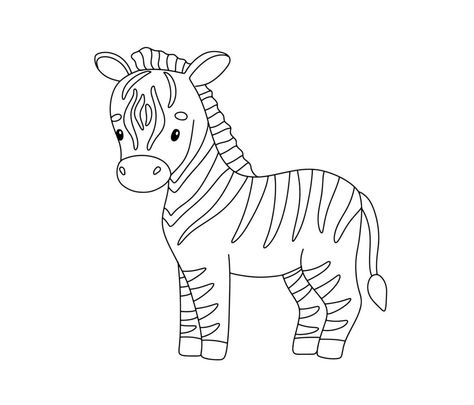 Baby Wild Animals, Zebra Drawing, Drawing Tut, Hair Stenciling, African Babies, Outline Illustration, Tattoo Outline, Cityscape Photos, Logo Banners