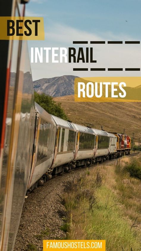 European Train Travel, Interrail Europe, Europe Train Travel, Europe Train, Travelling Europe, Travel Through Europe, Train Route, Trip To Europe, Europe Trip Itinerary