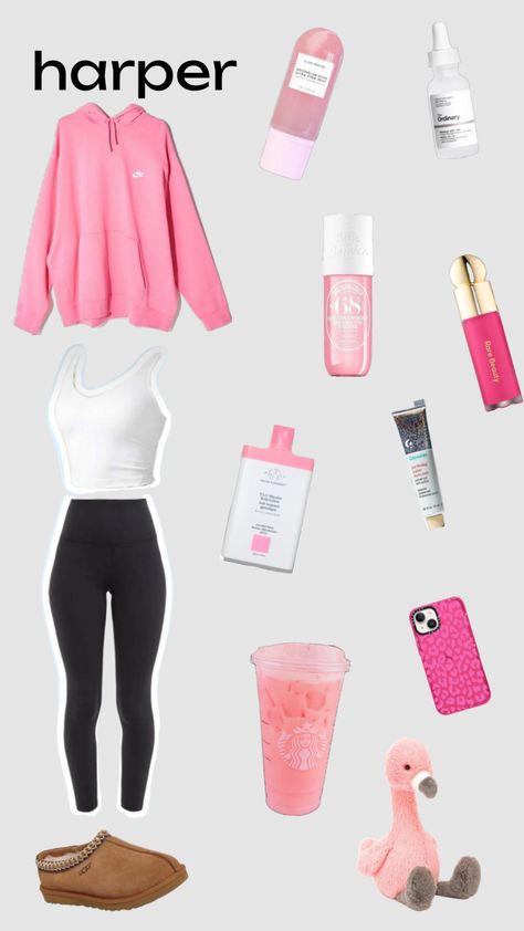 outfit by name part 3! #beauty #outfitinspo #preppy #harper #pink #aesthetic Preppy Harper, Harper Name, The Outfit, Pink Aesthetic, My Name, Your Name, Pink, Beauty