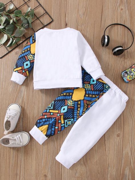 Baby Boy Dress Clothes, African Kids Clothes, Baby Mode, African Dresses For Kids, Baby Boy Dress, African Children, Graphic Print Sweatshirt, Stylish Boys, African Design Dresses