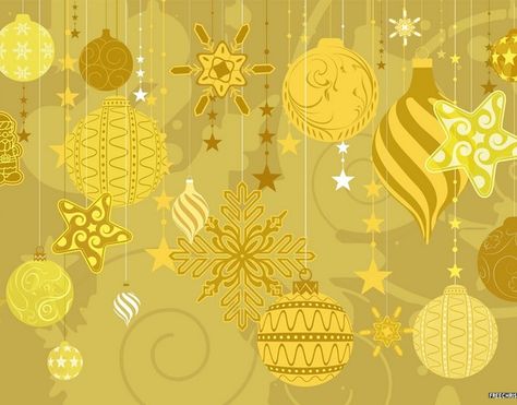 Yellowed Xmas Ornaments Yellow Christmas Wallpaper, Gold Christmas Wallpaper, Christmas Pallets, Christmas Wallpaper Aesthetic, Christmas Wallpaper Hd, Yellow Christmas, Christmas Desktop, Zero Wallpaper, Christmas Download