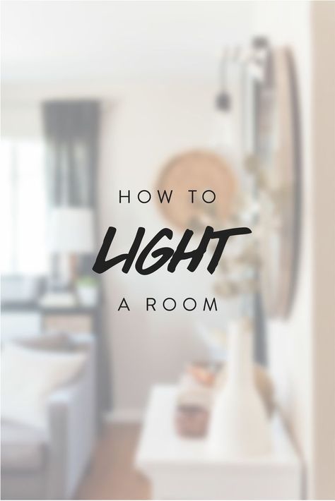 Lighting is something that is often overlooked, but can have a huge impact on a space. Learn how to take your home decor to the next level with helpful lighting tips and tricks. Click to learn more. Living Room Lamp Layout, How To Bring More Light Into A Room, How To Layer Lighting, Lightning In Living Room, Where To Put Lamps In Living Room, Living Lighting Ideas, Apartment Lighting, Dark Living Rooms, Lighting Tips