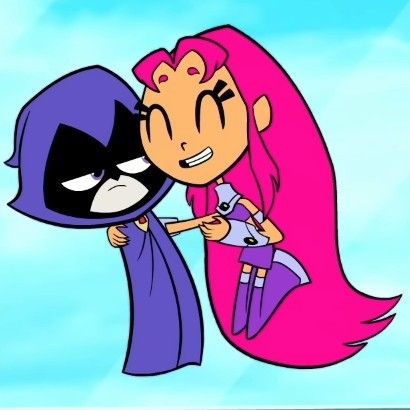 Allie And Noah, Raven Teen Titans Go, Teen Titans Starfire, Starfire And Raven, Love My Sister, Raven Teen Titans, Handbag Essentials, Girls Together, Beast Boy