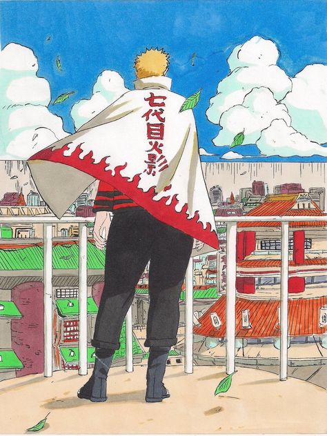 Naruto, the 7th Hokage by HikaruMuto Naruto Hokage, Kurama Naruto, Naruto Tattoo, Art Outfits, Naruto Drawings, Naruto Uzumaki Art, Rurouni Kenshin, Naruto And Hinata, Naruto Uzumaki Shippuden