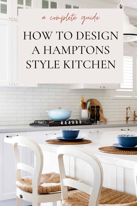 Simple Hamptons Kitchen, Hamptons Style Kitchens, Australian Hamptons Style Kitchen, Coastal Hamptons Style Kitchen, Hampton Wallpaper, Hampton Kitchens, Modern Hamptons Kitchen, Australian Hamptons Style, Neutral Kitchens