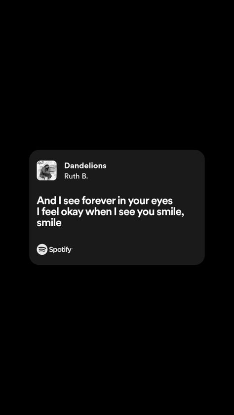 Dandelion Spotify Lyrics, Dandelions Song Spotify, Dandelions Lyrics Spotify, Melophile Quotes, Dandelions Aesthetic Song, Dandelions Song Wallpaper, Dandilines Song, Dendalions Lyrics, Dandelions Song Aesthetic