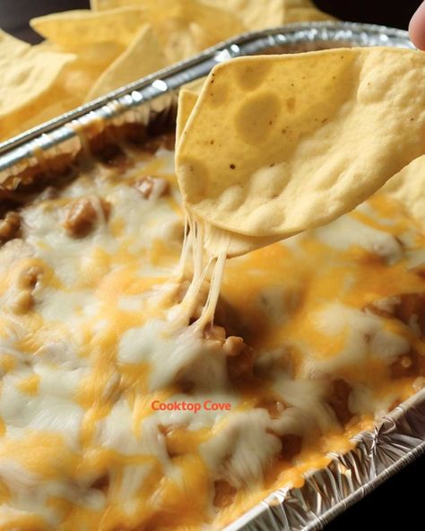 Trash Dip Recipe, Texas Trash Dip, Texas Trash, Vegetable Platter, Crowd Pleasing Appetizers, Bean Dip, Appetizer Dips, Refried Beans, Dip Recipes