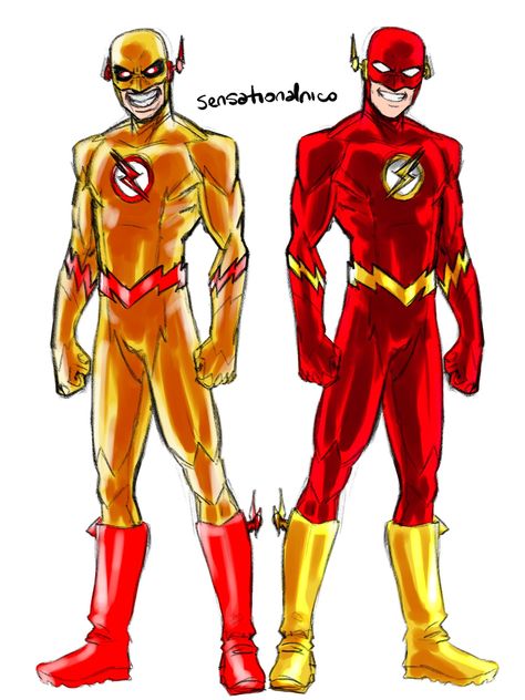 Speedster Oc, The Flash Suit, Female Speedster, Speedster Superhero, Superhero Artwork, Hero Design, Flash Barry Allen, Cool Symbols, Reverse Flash