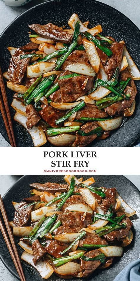 Pork Liver Recipes Filipino, Best Liver Recipes, Pig Liver Recipes, Liver Stew Recipes, Chicken Liver Recipes Healthy, Chinese Liver Recipe, Liver Recipes Healthy, Liver Recipes Beef, B12 Recipes