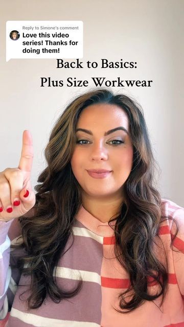 Callie Richards on Instagram: "Comment LINK for the 🔗in DM 💌 our BASICS series continues with workwear faves that you can mix and match TONS of ways to create plus size business casual looks! Remember - these essentials are designed so that as you find seasonal items or pieces that show your personality, you have CORE items already (that you know you love) that allow you to mix and match seamlessly! Let me know which basics category to do next! Plus size office wear / work outfit ideas / curvy business casual" Office Outfits Women For Plus Size, Work Outfit For Plus Size Women, Smart Casual Women Office Plus Size, Women Office Outfits Plus Size, Office Dress For Plus Size Women, Outfit Ideas Interview, Plus Size Women Office Wear, Plus Size Wear To Work, Summer Office Outfits Casual Work Attire Plus Size