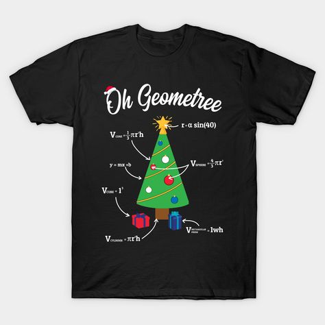 Math Teacher Christmas Shirts, Chemistry Christmas, Boy Christmas Tree, Chemistry Funny, Gifts Clothes, Shirts For Teens Boys, Holiday Science, Math Puns, Christmas Science