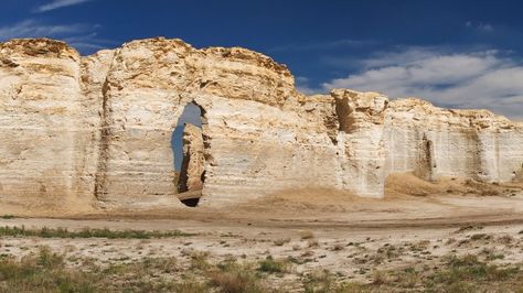 Monument Rocks National Natural Landmark Lewis Kansas Kansas Usa, North America Travel, Vacation Ideas, America Travel, Monument Valley, Mount Rushmore, Kansas, Monument, North America