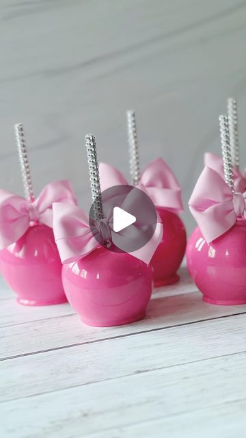 Roshell Ingraham on Instagram Pink Candy Apples Recipe, Pink Candy Apples, Red Season, Apple Dip, Hard Candy, Candy Apples, Corn Syrup, Candy Recipes, Apple Recipes