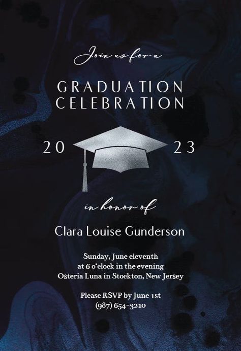 Birthday And Graduation Invitation, Graduation Invitations For Boys, Invitations Graduation Party, Graduation Invitation Design Template, Celebration Poster Design Ideas, Invitation Graduation Card Design, Graduation Celebration Invitations, Digital Graduation Invitations, Graduation Designs Ideas