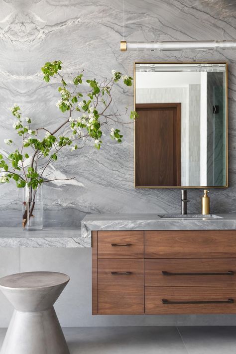 Gallery - Featured Hardware | Sun Valley Bronze Hardware Floating Sink Vanity, Bathroom Photography, Floating Sink, Spa Inspired Bathroom, Timeless Interior Design, Timeless Interior, Contemporary Cabinets, Spa Inspiration, Sun Valley