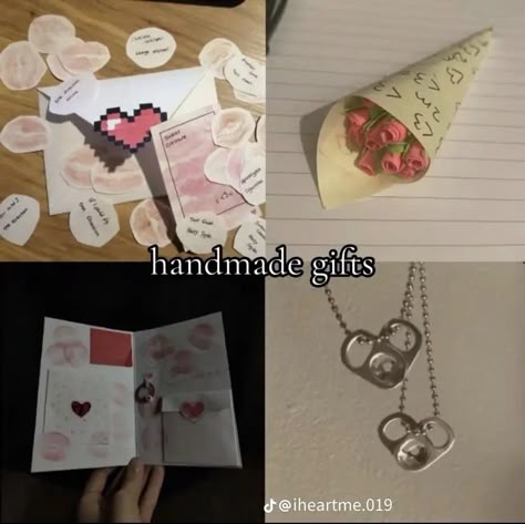 Things To Give Your Girlfriend Gift, Couple Keepsake Ideas, Gift Ideas Cute Diy, Cute Romantic Things To Do For Him, Romantic Stuff Ideas, Bf Craft Gift, Cute Couple Craft Ideas, Valentines Ideas For Girlfriend Creative, Gf Anniversary Gift