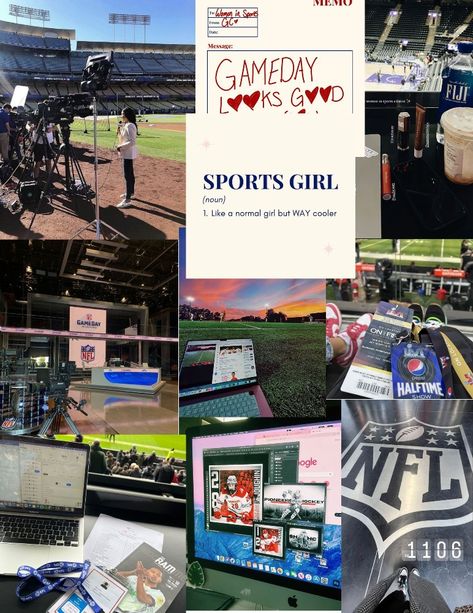 Women in sport s Female Sports Reporters, Sports Social Media Manager Aesthetic, Sports Agent Aesthetic, Women In Sports Marketing, Women In Sports Management, Sports Photography Aesthetic, Sports Lawyer, Brock Mikesell, Sport Journalist