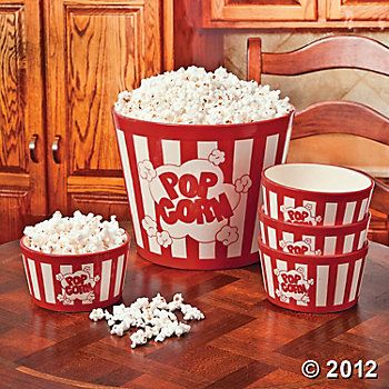 Popcorn Bowl Set Ceramic Popcorn Bowl, Popcorn Bowls, Theatre Diy, Plate Painting, Your Next Movie, Popcorn Bowl, Volunteer Gifts, Small Business Inspiration, Popcorn Recipes