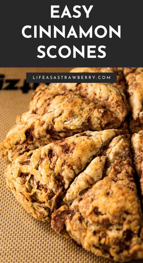 No Egg Scones Recipe, Homemade Cinnamon Butter, Autumn Easter, Perfect Scones, Keto Scones, Easy Scones, Autumn Brunch, Cinnamon Scones Recipe, Cinnamon Chip Scones