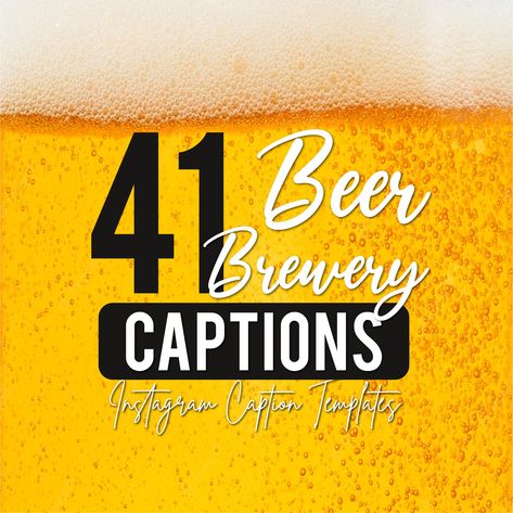 Brewery Marketing Social Media, Brewery Social Media Content, Brewery Social Media, Instagram Games, Beer Brewery, Social Media Templates, Event Organization, Beer Lovers, Canva Templates