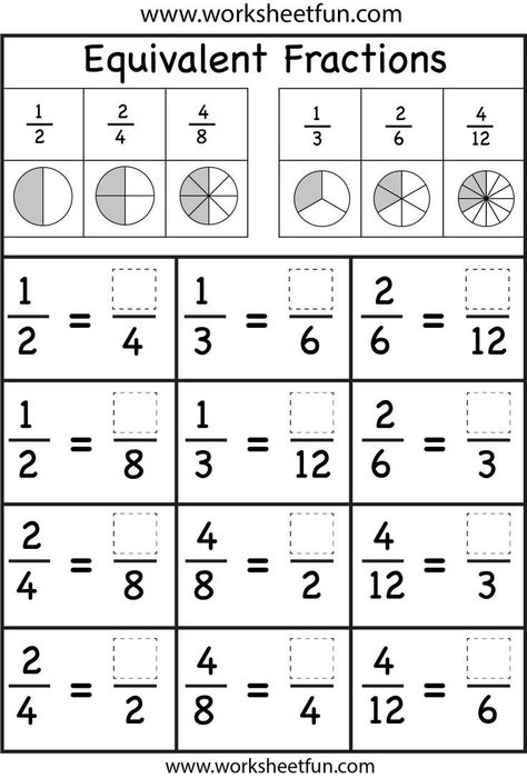 Free Fraction Worksheets, Math Fractions Worksheets, 3rd Grade Fractions, Dividing Fractions, Teaching Fractions, Equivalent Fractions, Fractions Worksheets, Math Fractions, Third Grade Math