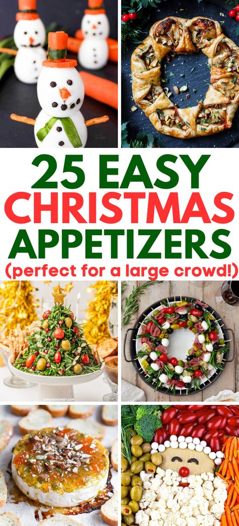 Easy Christmas Appetizers – These are the all time favorite Christmas appetizer recipes sure to please the holiday crowd! Easy Christmas finger foods that will keep your holiday party moving. Christmas party food, Christmas appetizers easy, holiday appetizers, Christmas snacks, Christmas snacks easy. Xmas Party Snack Ideas, Easy Christmas Orderves, Christmas Festive Appetizers, Food For Company Christmas Party, Christmas Day Finger Food Ideas, Xmas Themed Appetizers, New Christmas Appetizers, Christmas Party Buffet Ideas Finger Foods, Fun Appetizers For Christmas Party