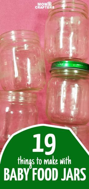 Crafts For Moms, Baby Jar Crafts, Repurposed Jars, Baby Food Jars Diy, Repurposed Containers, Baby Crafts To Make, Idea Craft, Baby Jars, Baby Food Jar Crafts