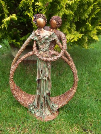 Textile Sculpture, Paper Mache Art, Paper Mache Sculpture, Cycle Of Life, My Gallery, Recycled Art, Wire Sculpture, Wire Crafts, Circle Of Life