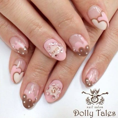 Nail Inspo Kawaii, Pudding Nails, Sweets Nails, Grandma Nails, Rilakkuma Nails, Dolly Nails, Nail Art Design 2023, Fairy Nails, 2024 Nails