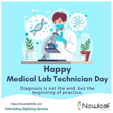 Whether we love science or not, there is something interesting about laboratories that always attracts us and that is its ability to create anything. Happy World Laboratory Day. #HappyWorldLaboratoryDay #WorldLaboratoryDay #LaboratoryDay #HappyWorldLaboratoryDay2023 #Laboratory Lab Technician Day, Work Embroidery Design, Medical Lab Technician, Medical Laboratory Technician, Happy Lab, Laboratory Technician, Medical Lab, Lab Technician, Medical Laboratory Science