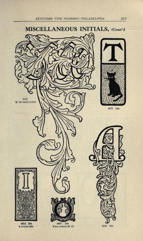 Abridged specimen book, type : nickel-alloy on universal line comprising a price list of types, borders, leads and slugs, brass rule, brass galleys; miscellaneous cuts and general supplies for printers : Keystone Type Foundry : Free Download, Borrow, and Streaming : Internet Archive Specimen Book, 2023 Ideas, Archive Books, Hand Lettering Inspiration, Type Foundry, Dreamcore Weirdcore, Fairytale Illustration, Journal Ephemera, Illuminated Letters