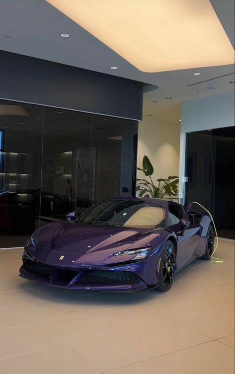 Aventador Lamborghini, Ferrari Sf90, Pray For Love, Purple Car, Luxurious Cars, Ferrari F40, Just Pray, Ferrari Car, Fancy Cars