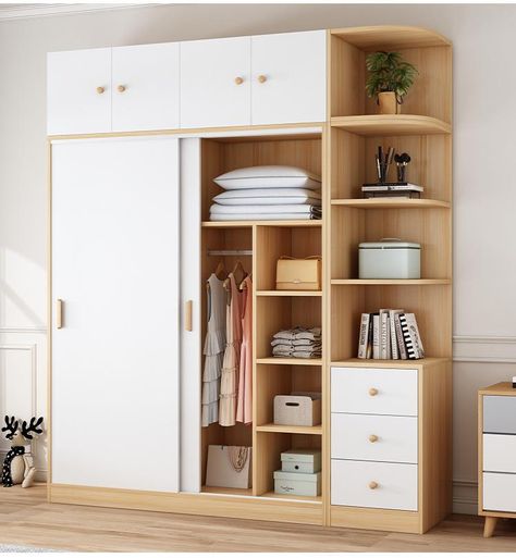 Simple Wardrobe Design, Small Bedroom Wardrobe, Ideas Armario, Wooden Cupboard Design, Bedroom Wardrobe Ideas, Sliding Door Wardrobe Designs, Bedroom Wardrobe Design, Bedroom Cupboard Designs, Simple Wardrobe