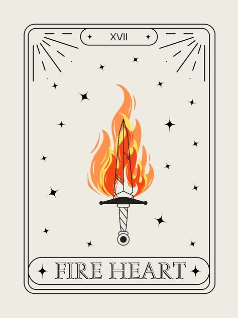 Throne of Glass Tarot Card Throne Of Glass Tarot Cards, Fire Tarot Card, Subtle Throne Of Glass Wallpaper, Acotar Tarot Cards, Throne Of Glass Fireheart Tattoo, Throne Of Glass Print, Fireheart Tattoo Tog, Fireheart Tattoo, Fireheart Tog