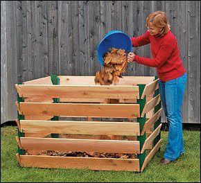 The Impatient Gardener: April 2009 Apartment Composting, Composting Bin, Making A Compost Bin, Composters, Compost Bin Diy, Compost Bins, Compost Tumbler, Diy Compost, Worm Composting