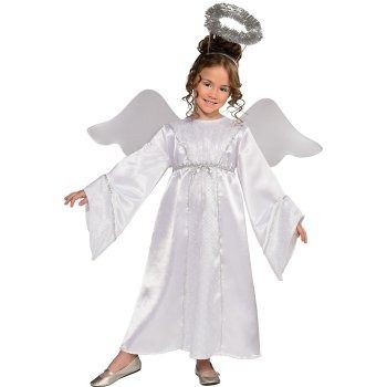 Disfraz De Angel, Navidad, Para Niñas Envio Gratis - $ 1,350.00 Toddler Angel Costume, Kids Angel Costume, Girls Angel Costume, Angel Costume Diy, Angel Dress Up, Biblical Costumes, Nativity Costumes, Angel Halloween Costumes, Angel Kids