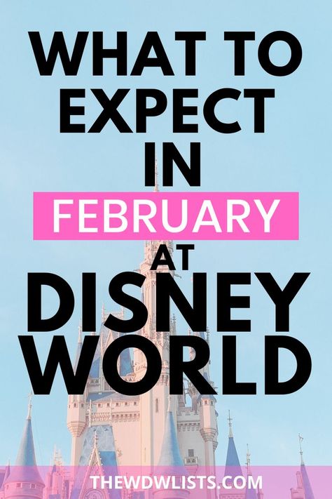 Disney In February, Disney World In February, Disney World Cheap, Disney Crowd Calendar, Disneyland Crowd Calendar, Disney World Crowd Calendar, Trip To Disney World, Disney Tourist Blog, Disney Secrets