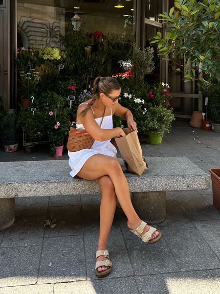 Arizona Big Buckle Sandals curated on LTK Arizona Birkenstock Outfit Summer, Summer Birkenstock Outfit, Clogs Outfit Ideas, Birkenstock Summer Outfit, Arizona Birkenstock Outfit, Birkenstock Arizona Outfit, Birkenstock Outfit Summer, Birkenstock Fashion, Clog Outfits