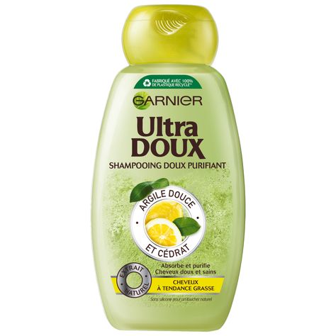 Garnier - Ultra Doux Soft Clay Shampoo Cedrat, 250ml (8.8oz) - myPanier Clay Shampoo, Charcuterie Cheese, Soft Clay, Gourmet Foods, France Italy, International Food, Oily Hair, Food Market, International Recipes