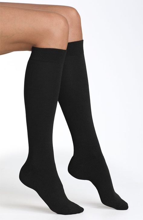 Black Knee High Socks, Trouser Socks, Popsugar Fashion, Preppy Look, Black Knees, Black Socks, High Knees, Knee Socks, Knee High Socks