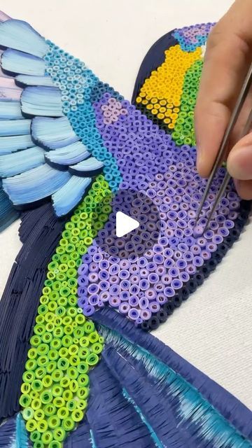 Artoholic on Instagram: "Quilling Hummingbird 💜 .  Shop everything you'll need to get into Quilling🌀 Link in bio 🛍 @artoholic.in  . #hummingbird #quilling #art" Hummingbird Quilling Pattern, Quilling Animals Patterns, Hummingbird Quilling, Quilling Pattern, Quilling Animals, Quilling Art, Animal Pattern, Link In Bio, Pattern